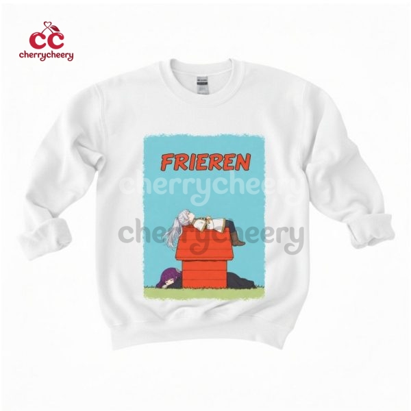 Frieren x Snoopy Poster Shirt
