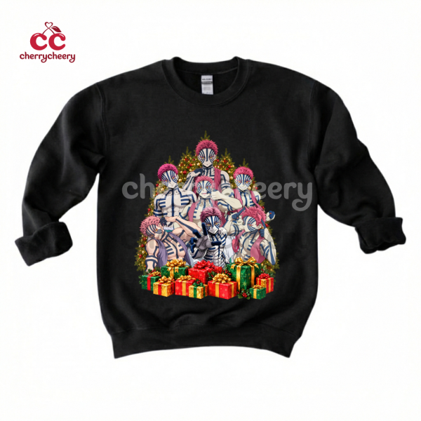 Demon Slayer - Akaza Christmas Tree Shirt