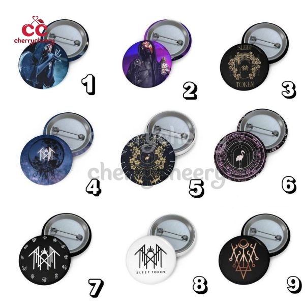 Sleep Token Pin Buttons