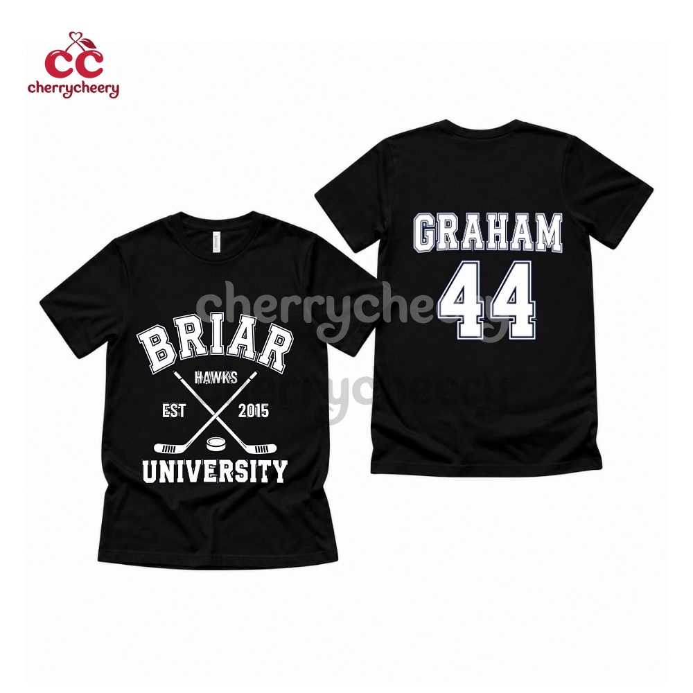 Off Campus – HBriar No. 44 Graham Varsity 2-sided Shirt Off Campus – HBriar No. 44 Graham Varsity 2-sided Shirt