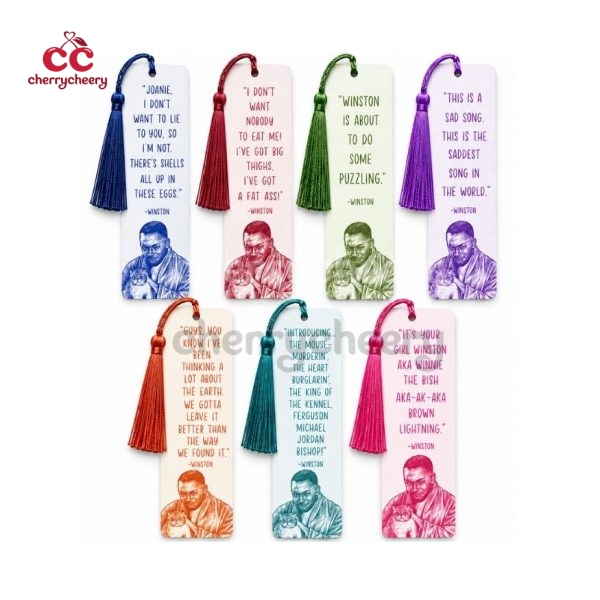 Winston Quotes New Girl Show Acrylic Bookmark