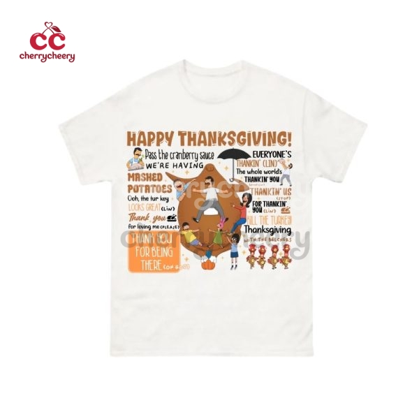 Happy Thanksgiving Bobs Burgers Shirt