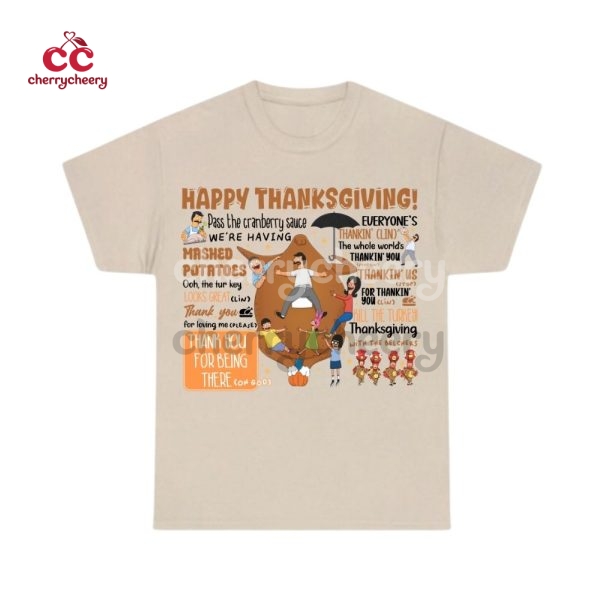 Happy Thanksgiving Bobs Burgers Shirt