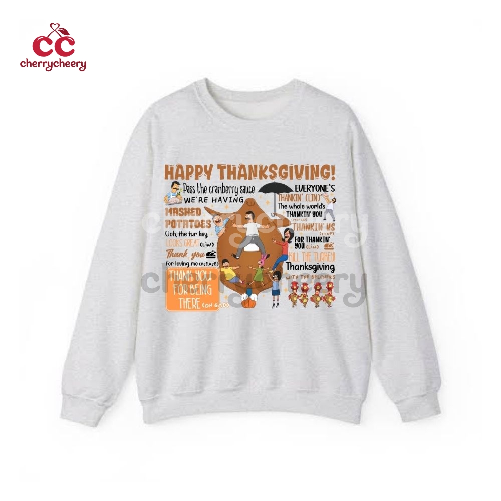 Happy Thanksgiving Bobs Burgers Shirt Happy Thanksgiving Bobs Burgers Shirt