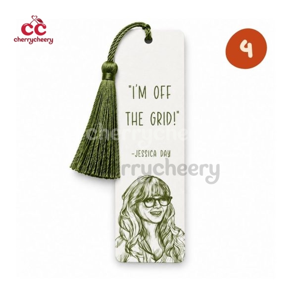Jessica Jess Day Quotes New Girl Show Bookmark