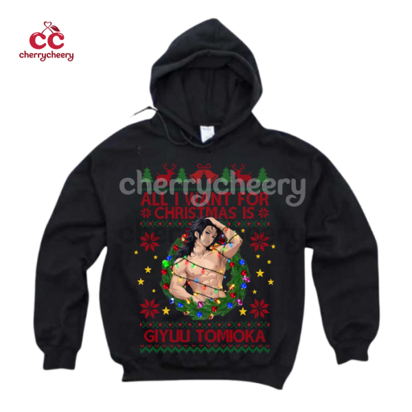 Demon Slayer - All I Want For Xmas Is Giyuu Tomioka Shirt