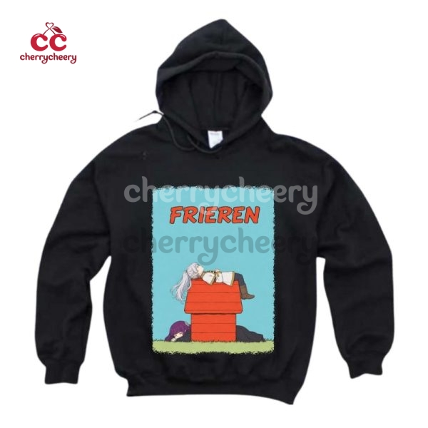 Frieren x Snoopy Poster Shirt