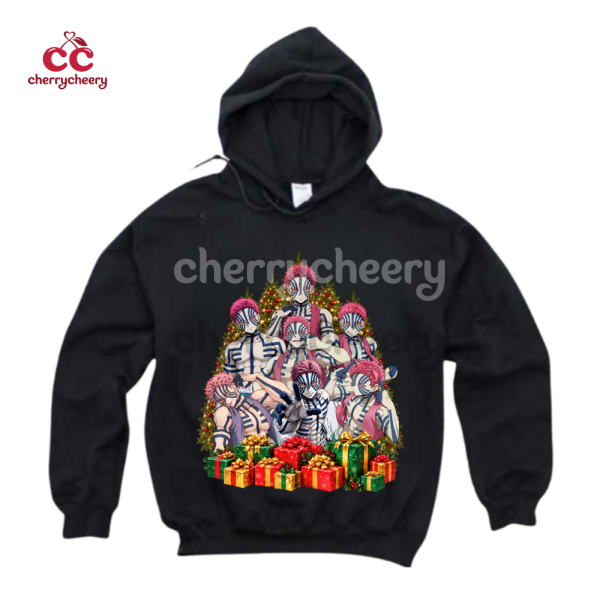 Demon Slayer - Akaza Christmas Tree Shirt