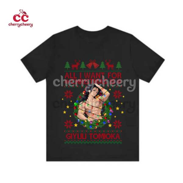 Demon Slayer - All I Want For Xmas Is Giyuu Tomioka Shirt