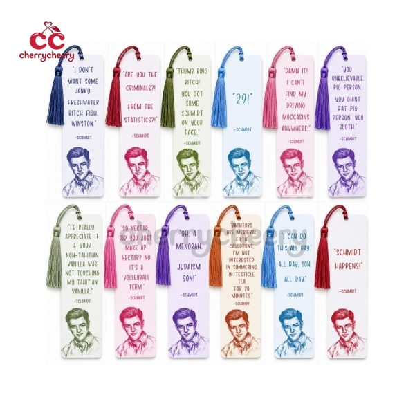 Schmidt Quotes New Girl Show Acrylic Bookmark