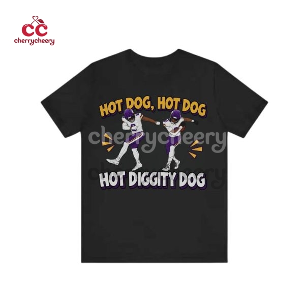 Viking Hot Dog Dance Funny T-Shirt, Game Day Tee, Minnesota Sports Gear, Viking Apparel