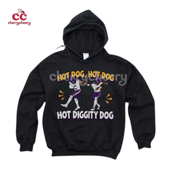 Viking Hot Dog Dance Funny T-Shirt, Game Day Tee, Minnesota Sports Gear, Viking Apparel